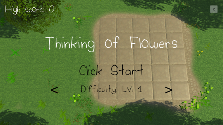 Thinking of Flowers Game Cover