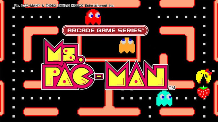 MS PAC-MAN Game Cover