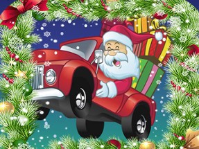 Christmas Truck Jigsaw Image