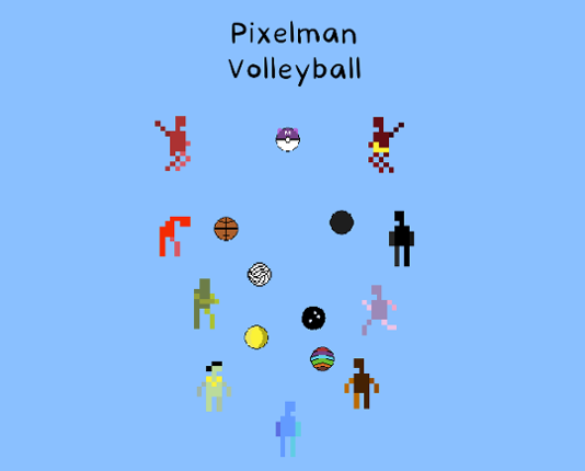 Pixelman Volleyball Game Cover