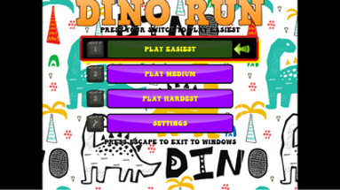 One Button Controlled - Dino Run - Accessible Game Image