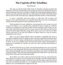 The Captain of the Tybaltine Image
