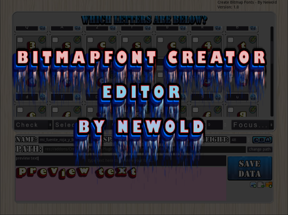 Create BitmapFonts - Plugin Godot 3.2 Game Cover