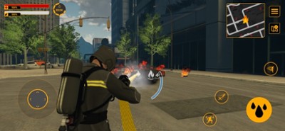 Firefighter:Car fire truck sim Image