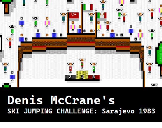 Denis McCrane's Ski Jumping Challenge: Sarajevo 1983 Game Cover