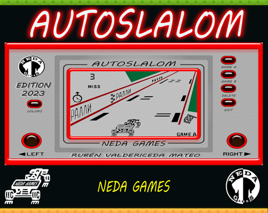 Autoslalom Game Cover
