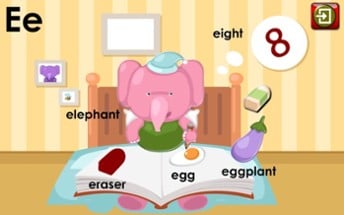 ABC preschool word and picture puzzle phonics Image
