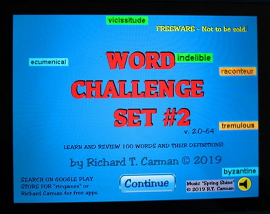 Word Challenge - Set 2 Game Cover