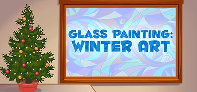 Glass Painting: Winter Art Image