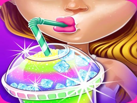 Ice Slushy Maker Rainbow Desserts game online Game Cover