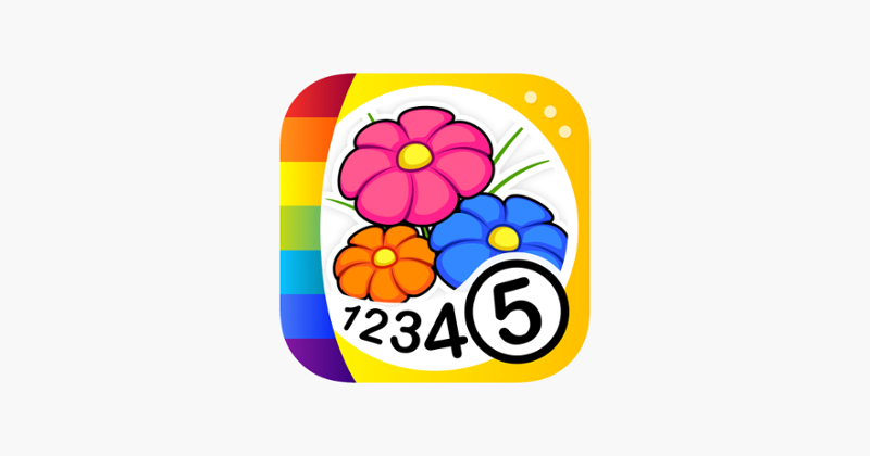 Color by Numbers - Flowers Game Cover