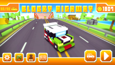 Blocky Highway: Traffic Racing Image
