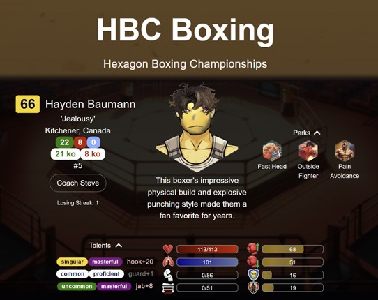 HBC Boxing Game Cover