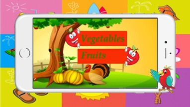 Match Vocabulary English Kids Free Learn Vegetable and Fruit Image