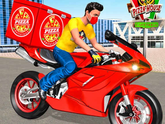 Moto Pizza Delivery Game Cover
