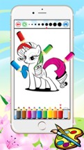 Pony Princess Coloring Book for Kids - Drawing free games Image