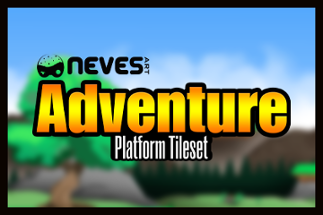 Adventure 2D Platform Tileset Image