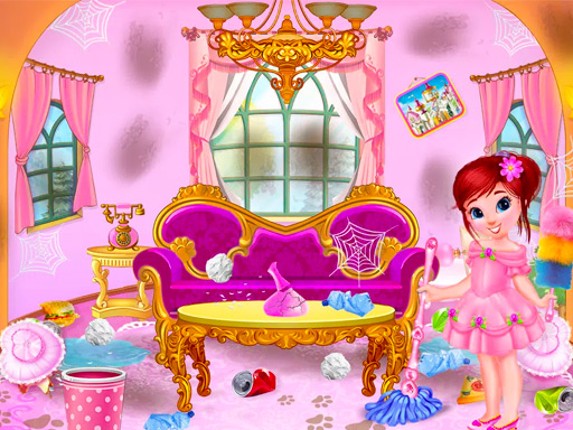 Princess House Cleanup Game Cover