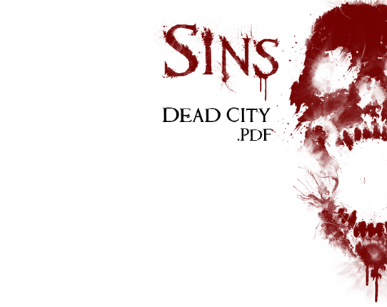 SINS - Dead City - PDF Game Cover
