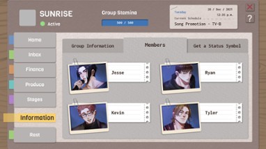 K-Pop & Rock Band Manager Image