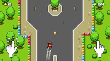 Pixel Car-Twists And Turns Image