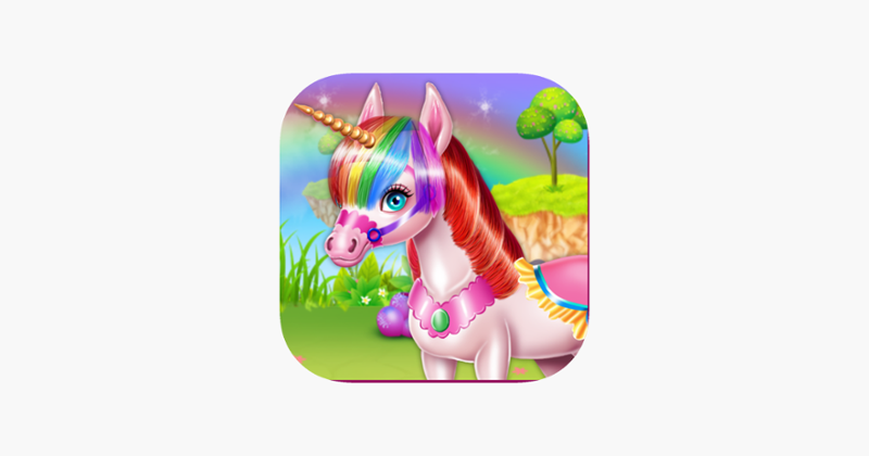 Unicorn Beauty Salon Game Cover