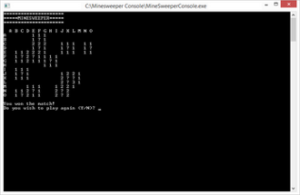 Minesweeper Console Image