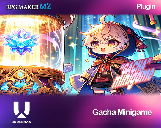 RPG MAKER MZ Plugin: Gacha Minigame Game Cover