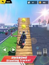 Stunt Bike Rider Motorcycle 3D Image