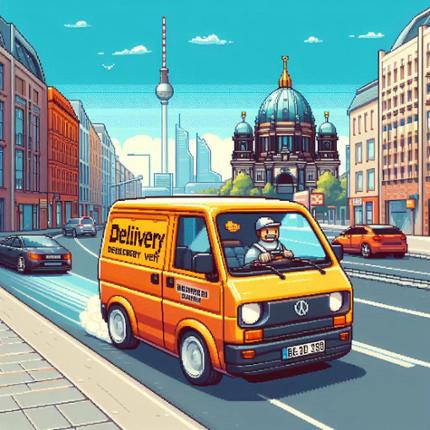 BDD: Berlin Delivery Driver Game Cover