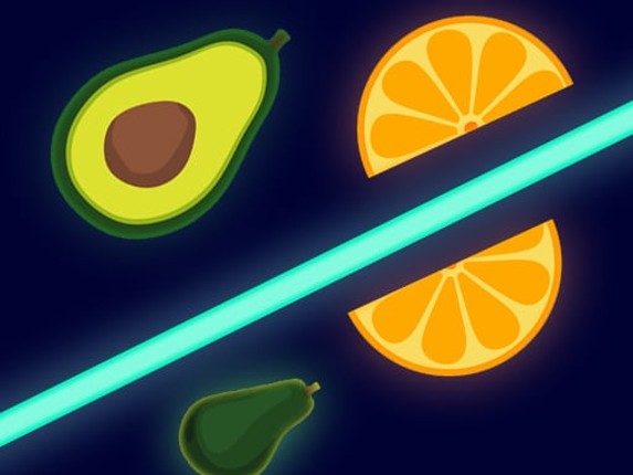 laser fruits slice Game Cover