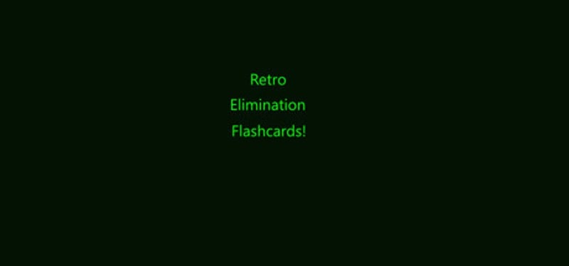 Retro Elimination Flashcards Game Cover