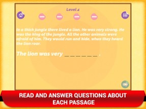Reading Comprehension Fun Game Image