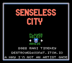 SENSELESS CITY Homebrew NES Game Image