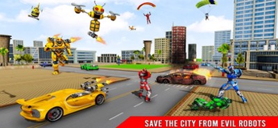 Bee Robot Transform Game 3D Image