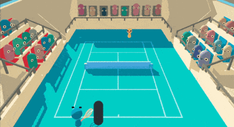 Super Wobbly Tennis Game Cover