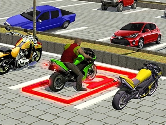 Superhero City Bike Parking Game 3D Game Cover