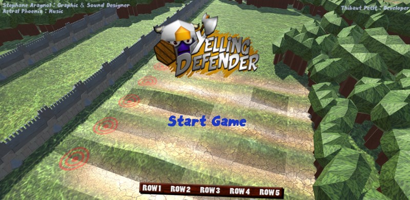 Yelling Defender Game Cover