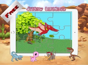 Dinosaur Jigsaw Puzzle Farm - Fun Animated Kids Jigsaw Puzzle with HD Cartoon Dinosaurs Image