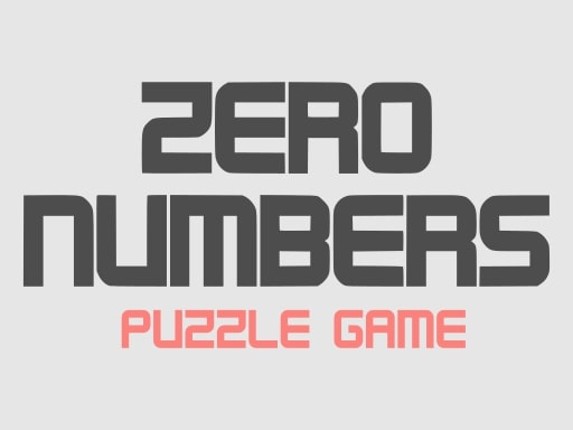 Zero Numbers Game Cover