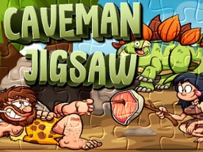 Caveman Jigsaw Image