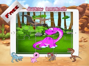 Dinosaur Jigsaw Puzzle Farm - Fun Animated Kids Jigsaw Puzzle with HD Cartoon Dinosaurs Image