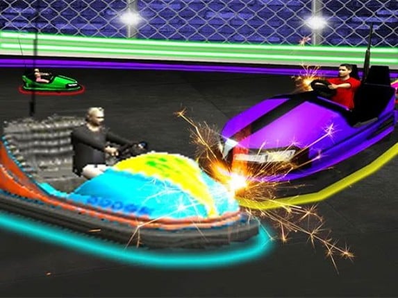 Light Bumping Cars Extreme Stunts: Bumper Car Game Game Cover
