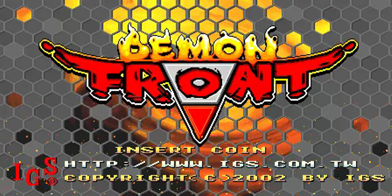 Demon Front / Moyu Zhanxian (68k label V105, ROM M105XX 08/05/02) (ARM label V105, ROM 08/05/02 S105XX) Game Cover