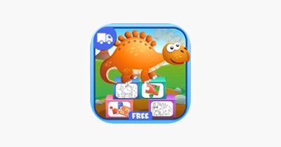 Dinosaurs Activity Center Paint &amp; Play Free - All In One Educational Dino Learning Games for Toddlers and Kids Image