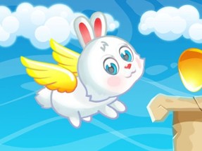 Easter Bunny Flying Image