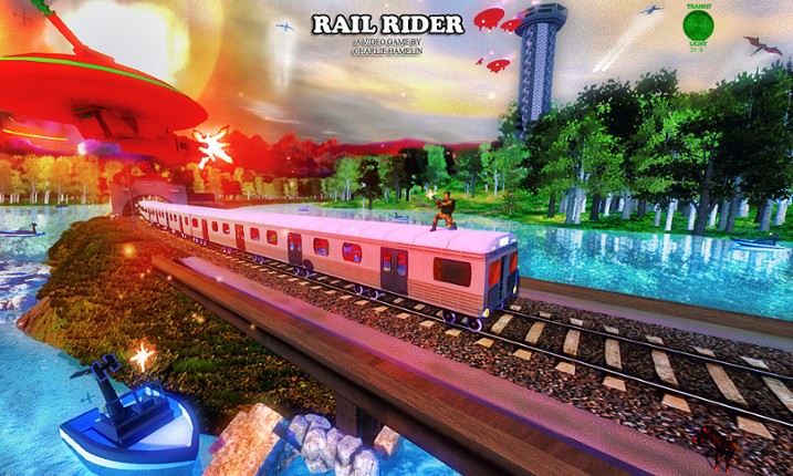 Rail Rider - First Person Shooter Game Cover