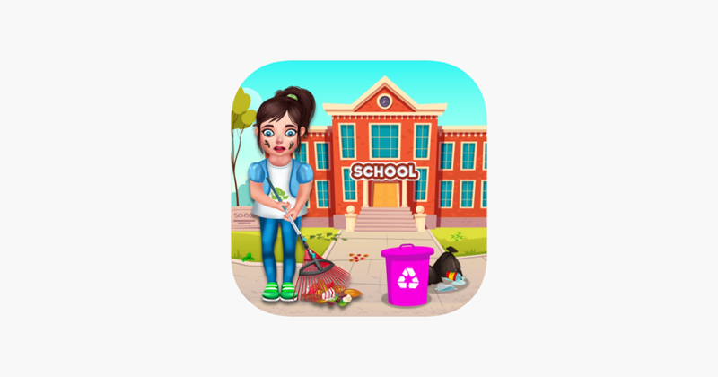 Baby School Cleaning Game Cover