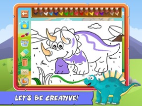 Dinosaurs Activity Center Paint &amp; Play Free - All In One Educational Dino Learning Games for Toddlers and Kids Image