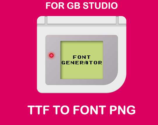 GB Studio - Font Generator Game Cover